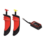 CONJUNTO COM 2 CONTROLES SEM FIO 2.4GHZ WIRELESS 2.0 PARA AUTORAMA CARRERA DIGITAL 1/24 E 1/32 20010120